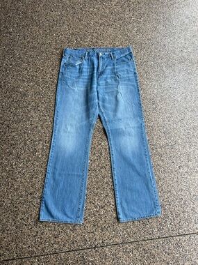 American Eagle Men's Light Blue Bootcut Jeans